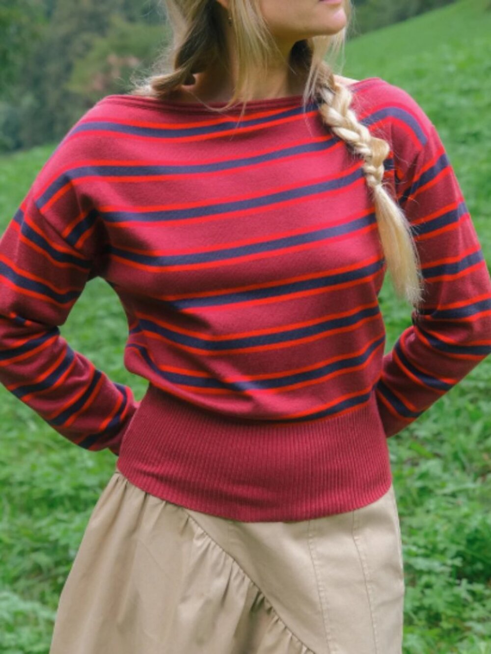 Luna Sweater - Cherry Cola - Lisa Says Gah NWT
